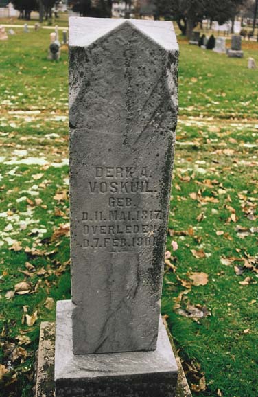 Photograph of tombstone