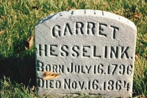 Garret Hesselink gravestone