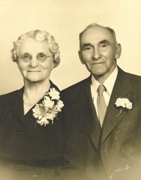 Portrait of an elderly couple
