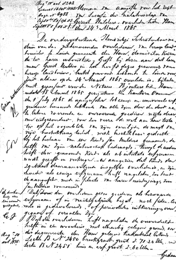 Handwritten document