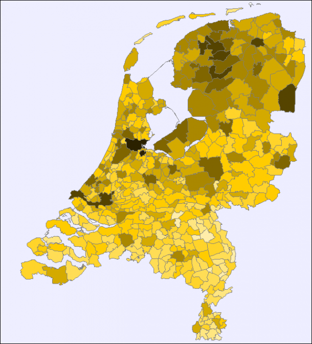 Top 10 most common Dutch surnames