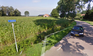 Streetview image of the Holland road