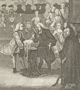 The baptism of William V of Orange, 1748