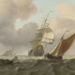 sea with ships
