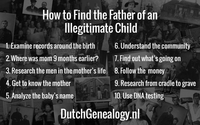 10 strategies to find the father of an illegitimate child