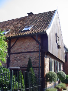 House with timber frame in Bredevoort