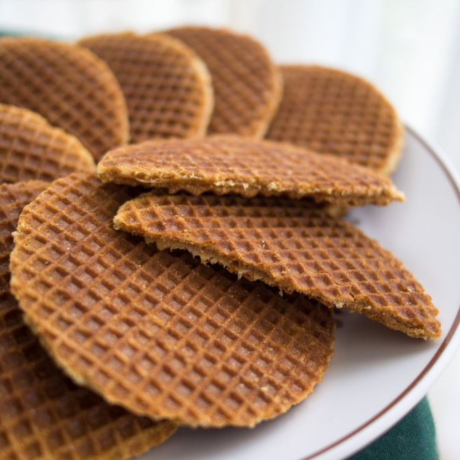 plate with cookies