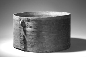 wooden bucket