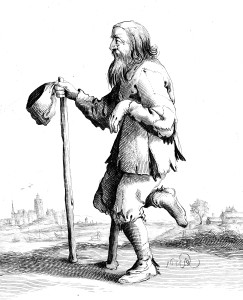 Vagrant, by Pieter Jans Quast, 1634.