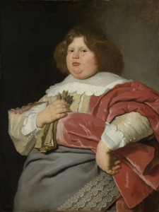 portrait of a corpulent young man