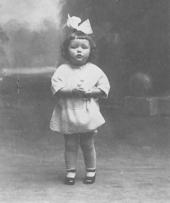 My great-aunt, Riet Flooren, as a child
