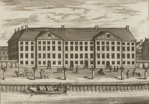 etching of a large builing