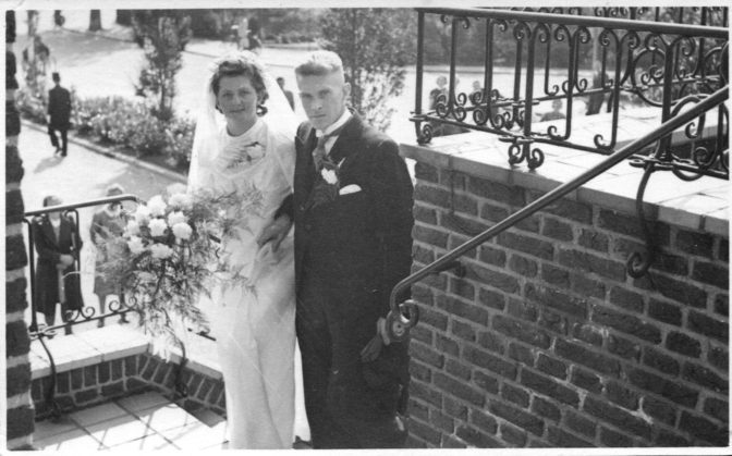 Wedding of Henk and Mien, 1942