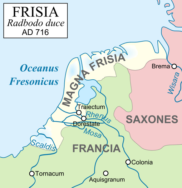 Map of Frisia