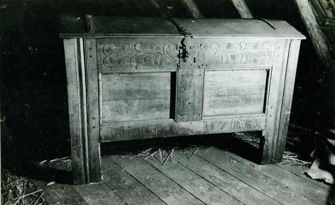 wooden chest