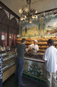 baker selling bread