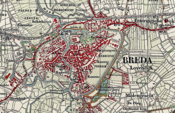 map of Breda