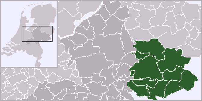 Map of the Achterhoek