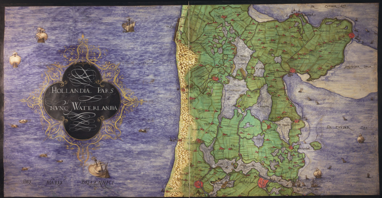 Map of the week – Waterland, circa 1573